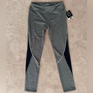 Central Park - Women's Gray and Black Leggings